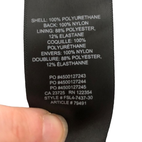 Wilfred fitted black faux leather mini skirt size 10 - Picture 6 of 8